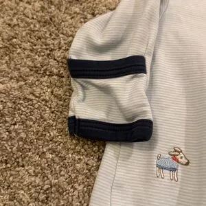Kissy Kissy | One Pieces | Kissy Kissy Light Blue Striped With Navy ...